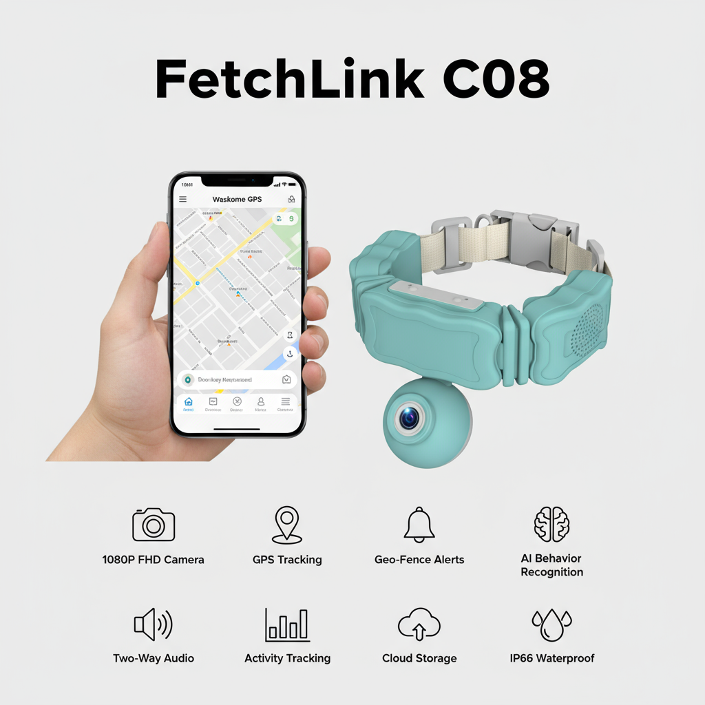 The Complete Guide to Smart Pet Cameras & GPS Dog Collars: FetchLink C08 for Small & Medium Dogs