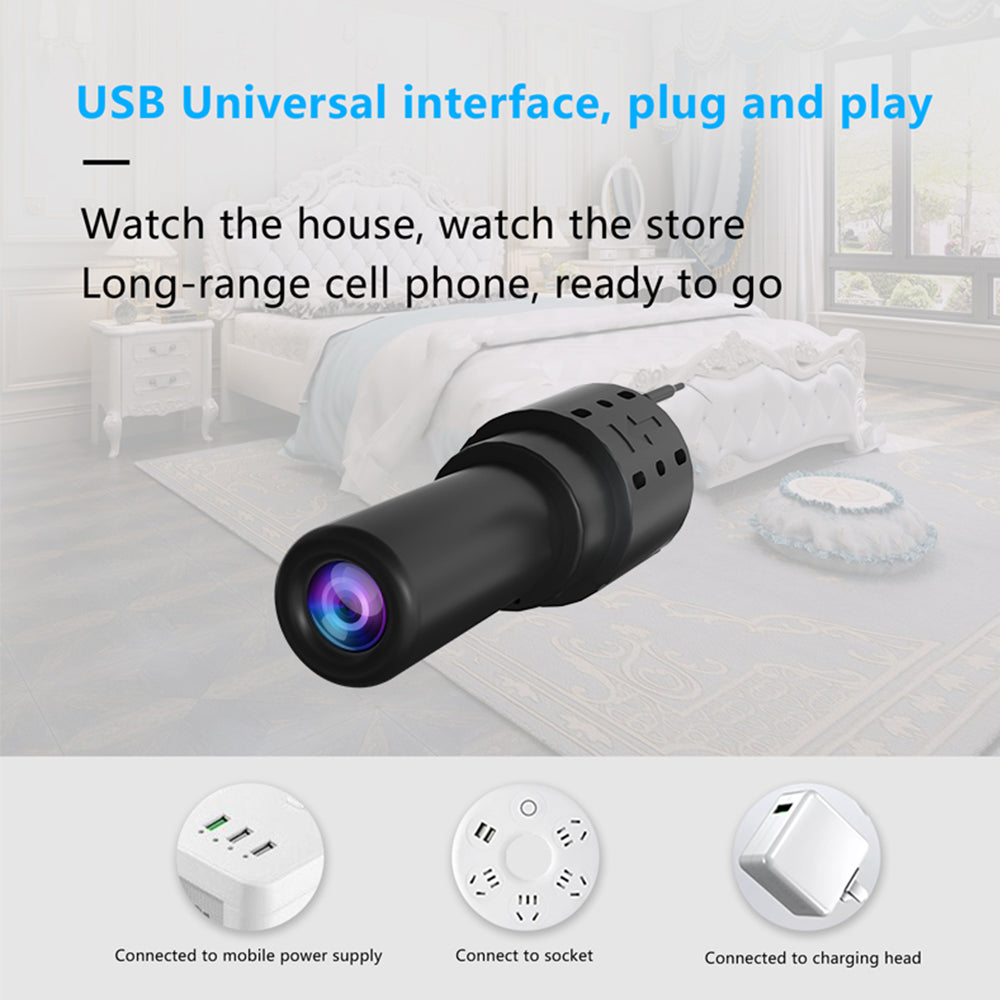 X14 1080P Compact Design 2.4GHz WiFi Security Camera Built-in Microphone Remote Access Safety Camera