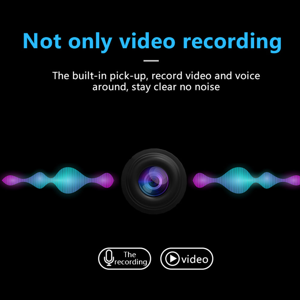 X14 1080P Compact Design 2.4GHz WiFi Security Camera Built-in Microphone Remote Access Safety Camera