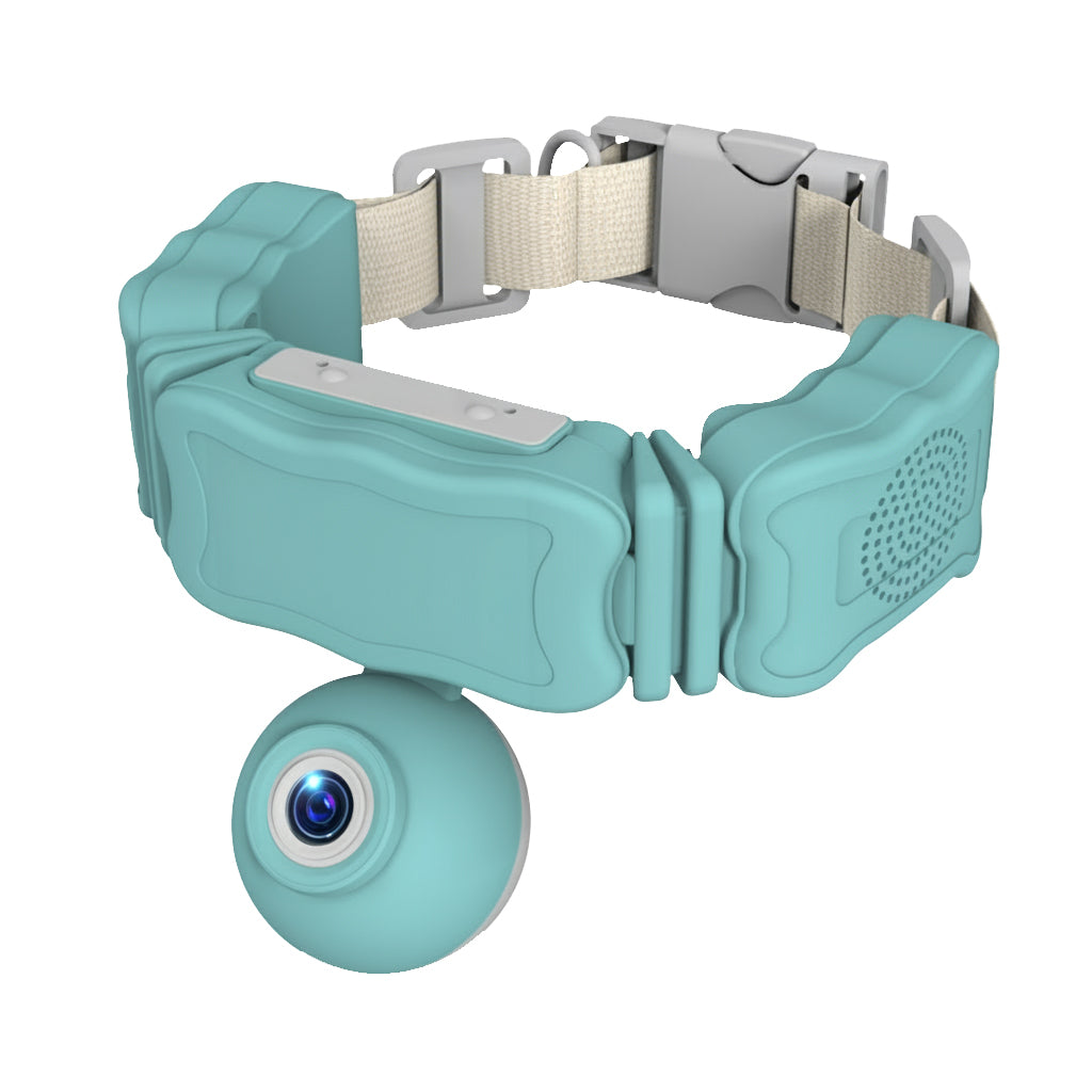 FetchLink C08 Smart Pet Collar with GPS E-fencing 1080P FHD Camera