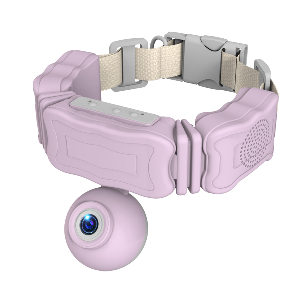 FetchLink C08 Smart Pet Collar with GPS E-fencing 1080P FHD Camera