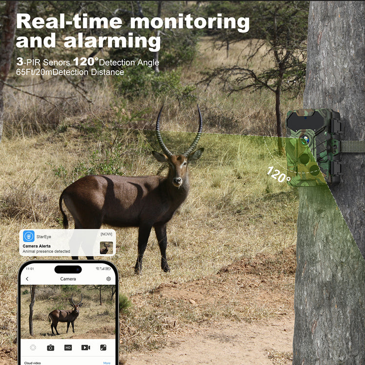 S29-C Wireless Built-in Battery Trail Camera Time Lapse Wildlife Monitoring Hunting Camera