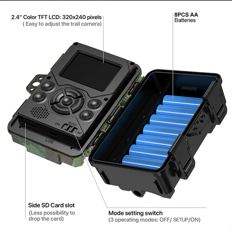 S29-C Wireless Built-in Battery Trail Camera Time Lapse Wildlife Monitoring Hunting Camera