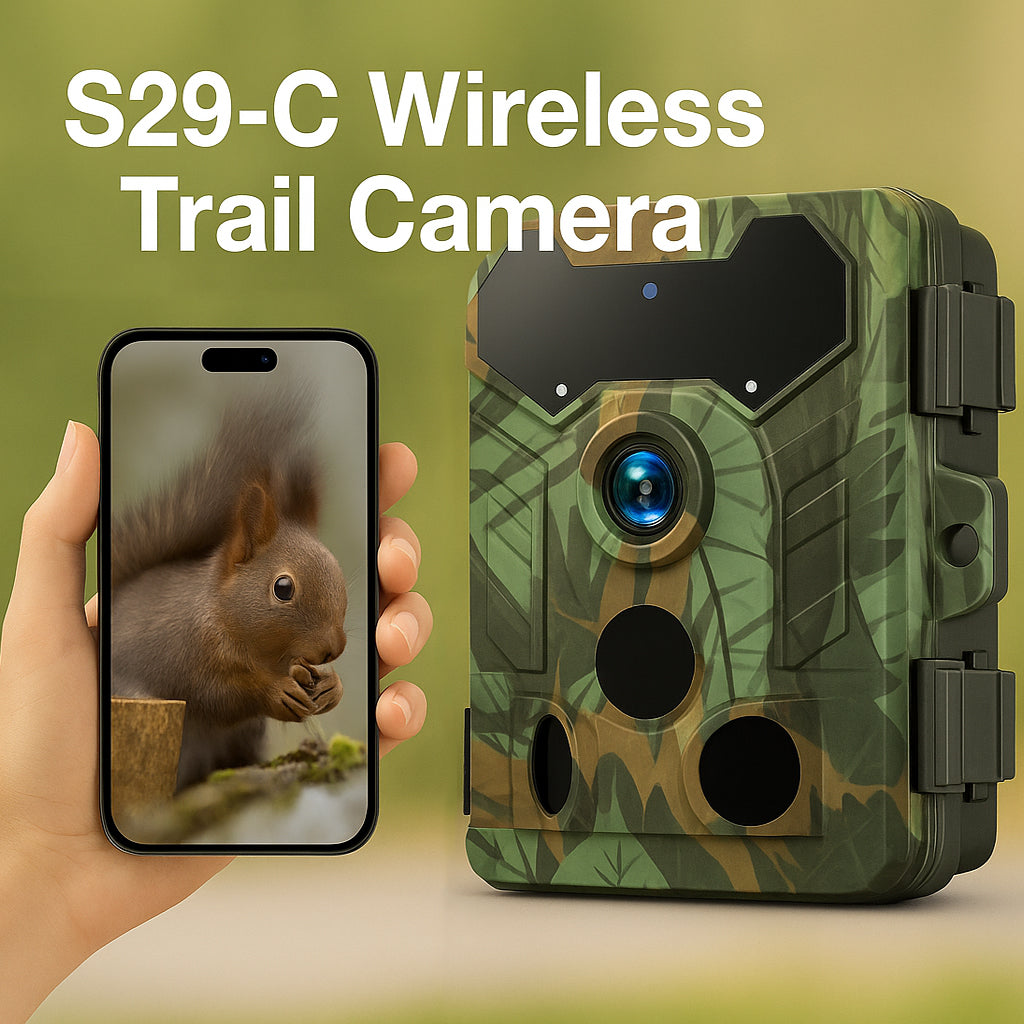 S29-C Wireless Built-in Battery Trail Camera Time Lapse Wildlife Monitoring Hunting Camera