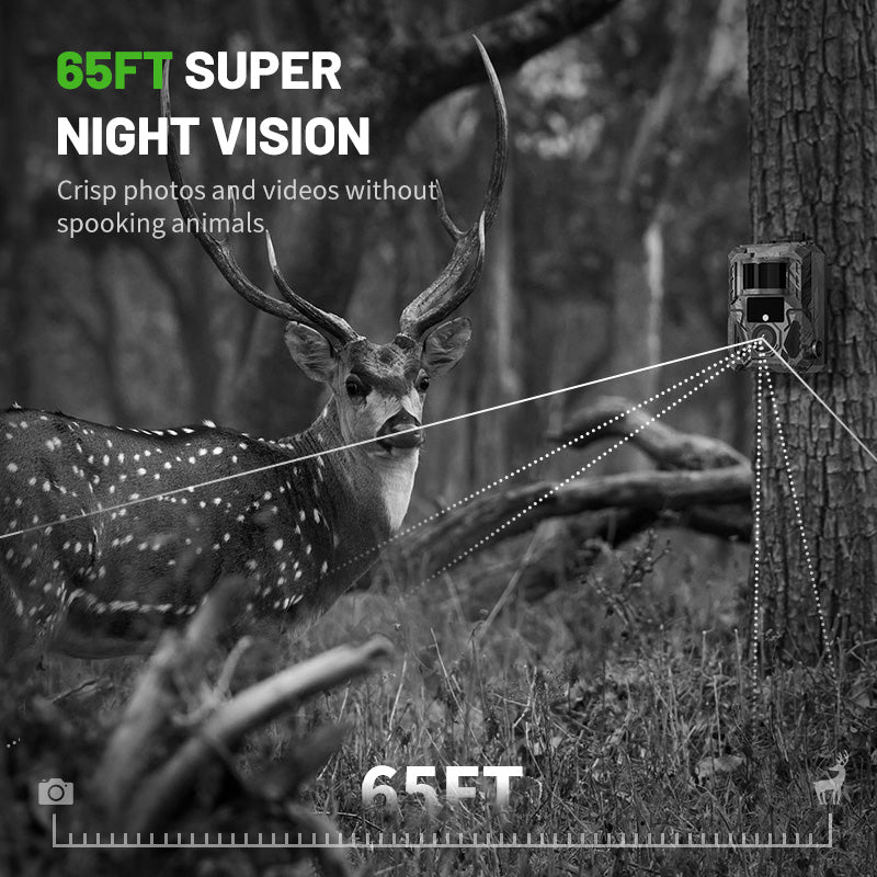S30 Wireless Built-in Battery Trail Camera Time Lapse Wildlife Monitoring Hunting Camera