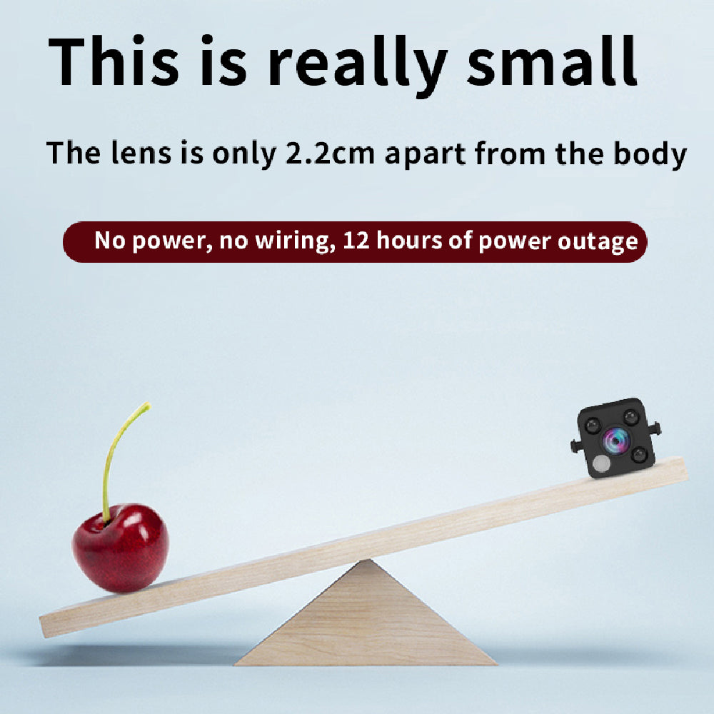 S93 1080P Night Vision Mini Portable Camera 2.4GHz WiFi 800mAh Lithium Battery Micro Camera