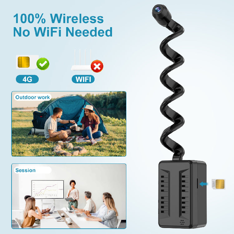 X7 Bluetooth 2MP Battery Powered 4G Mini Camera 1080P Portable Micro CCTV Camera