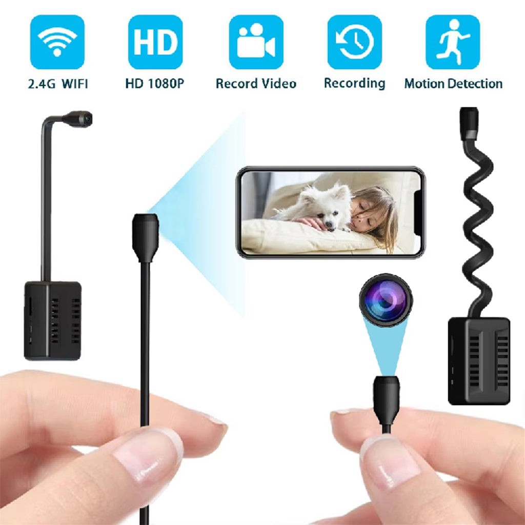 X7 Mini WiFi Camera 1080P HD Wireless Security Camera Battery Powered Portable Spy Cam 2.4GHz Bluetooth CCTV